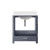 Lexora - Jacques 30" W x 22" D Dark Grey Bath Vanity and Cultured Marble Top - LVJ30SB300