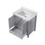 Lexora - Jacques 30" W x 22" D Distressed Grey Bath Vanity and Cultured Marble Top - LVJ30SD300