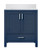 Lexora - Jacques 30" W x 22" D Navy Blue Bath Vanity and Cultured Marble Top - LVJ30SE300