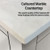 Lexora - Jacques 36" W x 22" D Left Offset White Bath Vanity and Cultured Marble Top - LVJ36SA300L