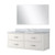 Lexora - Jacques 36" W x 22" D Left Offset Distressed Grey Bath Vanity and Cultured Marble Top - LVJ36SD300L