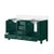 Lexora - Jacques 60" W x 22" D Green Bath Vanity and Cultured Marble Top - LVJ60DG300