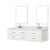 Lexora - Jacques 80" W x 22" D White Bath Vanity and Cultured Marble Top - LVJ80DA300
