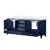 Lexora - Jacques 80" W x 22" D Navy Blue Bath Vanity and Cultured Marble Top - LVJ80DE300