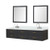 Lexora - Lancy 80" W x 20" D Rustic Acacia Double Bath Vanity and Cultured Marble Top - LVLY80DRA300