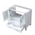 Lexora - Volez 36" W x 18.25" D White Bath Vanity - LV341836SA00000