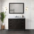 Lexora - Marsyas 48" W x 22" D Brown Bath Vanity and Cultured Marble Countertop - LVM48SC300