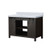 Lexora - Marsyas 48" W x 22" D Brown Bath Vanity and Cultured Marble Countertop - LVM48SC300