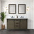 Lexora - Marsyas 60" W x 22" D Rustic Brown Double Bath Vanity and Cultured Marble Countertop - LVM60DK300