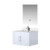 Lexora - Marsyas 80" W x 22" D Brown Double Bath Vanity and Cultured Marble Countertop - LVM80DC300