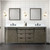 Lexora - Marsyas 80" W x 22" D Rustic Brown Double Bath Vanity and Cultured Marble Countertop - LVM80DK300
