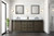 Lexora - Marsyas 84" W x 22" D Rustic Brown Double Bath Vanity and Cultured Marble Countertop - LVM84DK300