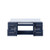 Lexora - Geneva 48" W x 22" D Navy Blue Bath Vanity and Cultured Marble Top - LVG48SE300