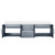 Lexora - Geneva 72" W x 22" D Dark Grey Double Bath Vanity and White Quartz Top - LVG72DB200