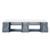 Lexora - Geneva 84" W x 22" D Dark Grey Double Bath Vanity and Cultured Marble Top - LVG84DB300