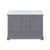 Lexora - Dukes 48" W x 22" D Dark Grey Double Bath Vanity and Carrara Marble Top - LD342248DBDS000