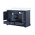Lexora - Dukes 48" W x 22" D Navy Blue Double Bath Vanity and Carrara Marble Top - LD342248DEDS000