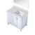 Lexora - Dukes 48" W x 22" D Navy Blue Double Bath Vanity and Carrara Marble Top - LD342248DEDS000
