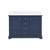 Lexora - Dukes 48" W x 22" D Navy Blue Double Bath Vanity and Carrara Marble Top - LD342248DEDS000