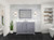 Lexora - Dukes 48" W x 22" D Dark Grey Single Bath Vanity and White Quartz Top - LD342248SBWQ000