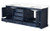 Lexora - Dukes 80" W x 22" D Navy Blue Double Bath Vanity and White Quartz Top - LD342280DEWQ000
