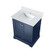 Lexora - Dukes 30" W x 22" D Navy Blue Single Bath Vanity and Cultured Marble Top - LVD30SE300