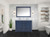 Lexora - Dukes 48" W x 22" D Navy Blue Double Bath Vanity and Cultured Marble Top - LVD48DE300
