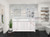 Lexora - Dukes 72" W x 22" D White Double Bath Vanity and Cultured Marble Top - LVD72DA300
