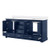 Lexora - Dukes 72" W x 22" D Navy Blue Double Bath Vanity and Cultured Marble Top - LVD72DE300