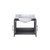 Lexora - Geneva 24" W x 22" D Dark Grey Bath Vanity and Carrara Marble Top - LVG24SB100