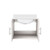 Lexora - Geneva 24" W x 22" D Glossy White Bath Vanity and White Quartz Top - LVG24SM200