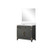 Lexora - Geneva 24" W x 22" D Glossy White Single Bath Vanity White Quartz Countertop and 18 in Mirror - LVG24SM210