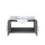 Lexora - Geneva 36" W x 22" D Dark Grey Bath Vanity and Carrara Marble Top - LVG36SB100