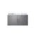 Lexora - Geneva 36" W x 22" D Dark Grey Bath Vanity and Carrara Marble Top - LVG36SB100