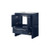 Lexora - Lafarre 30" W x 20" D Navy Blue Bath Vanity and White Quartz Top - LVLF30SNB200