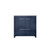 Lexora - Lafarre 36" W x 20" D Navy Blue Bath Vanity and Cultured Marble Top - LVLF36SNB300