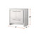 Lexora - Lafarre 36" W x 20" D White Bath Vanity and Cultured Marble Top - LVLF36SW300