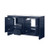 Lexora - Lafarre 60" W x 20" D Navy Blue Double Bath Vanity and White Quartz Top - LVLF60DNB200