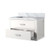 Lexora - Castor 30" W x 22" D White Double Bath Vanity and Carrara Marble Top - LVC30SA100