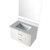 Lexora - Castor 30" W x 22" D White Single Bath Vanity Cultured Marble Countertop and 28 in Mirror - LVC30SA310