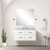 Lexora - Castor 36" W x 22" D White Single Bath Vanity - LVC36SA000