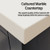 Lexora - Castor 48" W x 22" D Black Single Bath Vanity Cultured Marble Countertop and 43 in Mirror - LVC48SL310