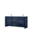 Lexora - Castor 48" W x 22" D Blue Double Bath Vanity and Cultured Marble Top - LVC48SE300