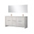 Lexora - Castor 60" W x 22" D Black Double Bath Vanity - LVC60DL000