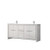 Lexora - Castor 60" W x 22" D Black Double Bath Vanity and Cultured Marble Top - LVC60DL300