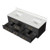 Lexora - Castor 60" W x 22" D Black Double Bath Vanity and White Quartz Top - LVC60DL200
