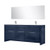 Lexora - Castor 60" W x 22" D White Double Bath Vanity and Carrara Marble Top - LVC60DA100