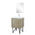 Lexora - Castor 72" W x 22" D White Double Bath Vanity and Cultured Marble Top - LVC72DA300