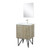 Lexora - Castor 72" W x 22" D White Double Bath Vanity and White Quartz Top - LVC72DA200