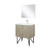 Lexora - Castor 80" W x 22" D Black Double Bath Vanity and Cultured Marble Top - LVC80DL300